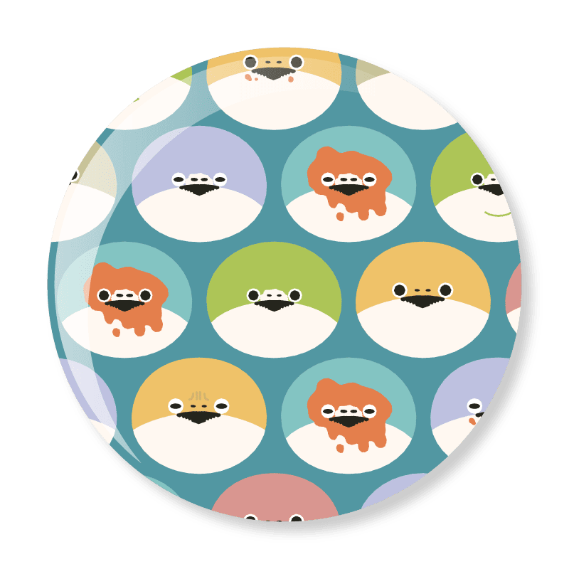 ドットバスピ（ブルー）