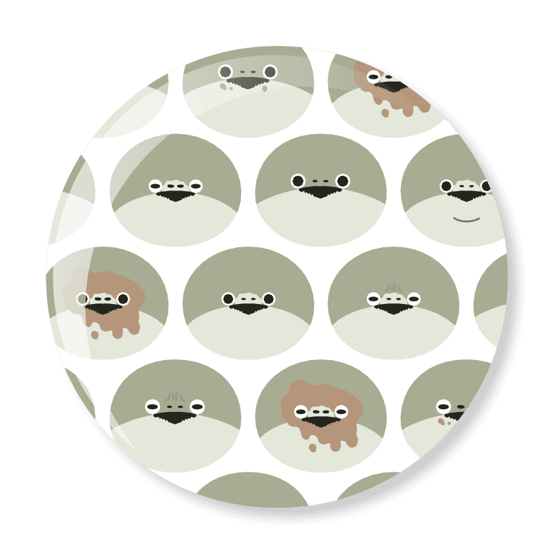 ドットバスピ（ホワイト）